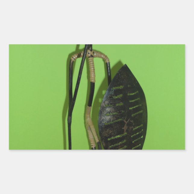 Hakuna Matata Kenya Maasai.JPG Rectangular Sticker (Front)