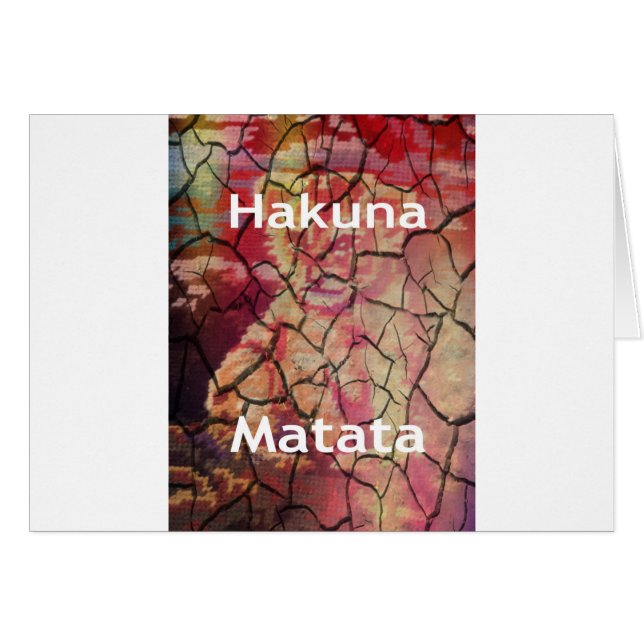 Hakuna Matata Lion Cub Design (Front Horizontal)