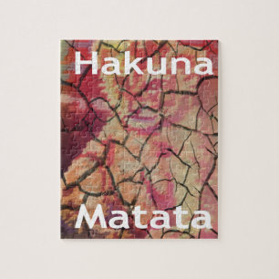 Hakuna Matata Lion Cub Design Jigsaw Puzzle