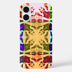 Hakuna Matata lions gift iPhone 16 Case