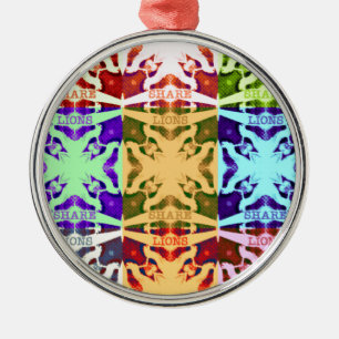 Hakuna Matata lions gift Metal Tree Decoration