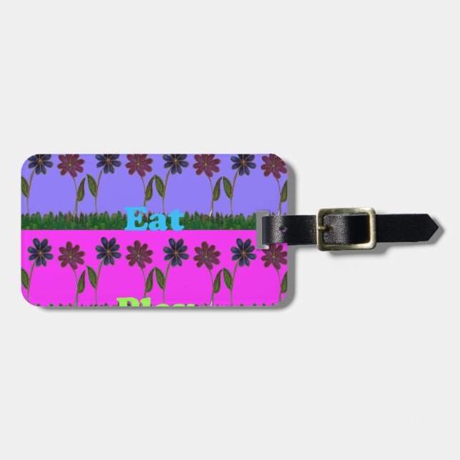Hakuna Matata Love Eat Play.png Luggage Tag (Front Horizontal)