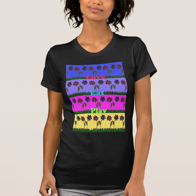 Hakuna Matata Love Eat Play.png T-Shirt (Front)