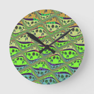 Hakuna matata Love Island Round Clock