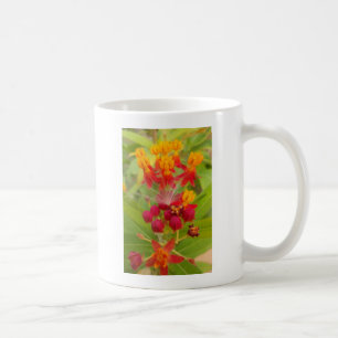 Hakuna Matata lovely green red yellow Flower Buds. Coffee Mug