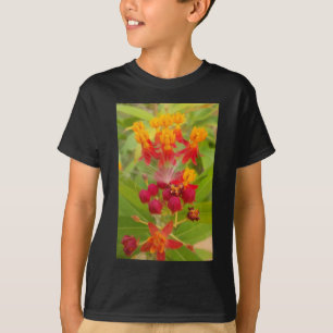 Hakuna Matata lovely green red yellow Flower Buds. T-Shirt