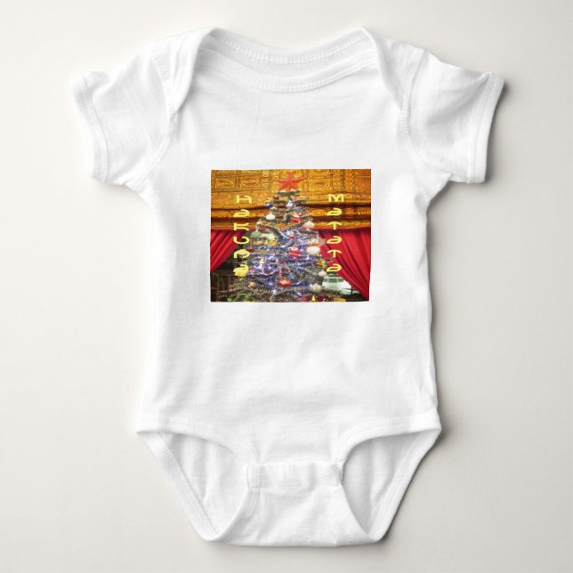 Hakuna Matata Merry Christmas & a Happy New Year.p Baby Bodysuit (Front)