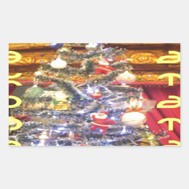 Hakuna Matata Merry Christmas & a Happy New Year.p Rectangular Sticker (Front)