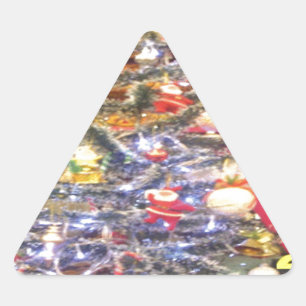 Hakuna Matata Merry Christmas & a Happy New Year.p Triangle Sticker