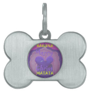 Hakuna Matata Merry Christmas Love  Design.jpg Pet Tag
