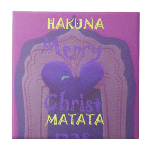 Hakuna Matata Merry Christmas Love  Design.jpg Tile