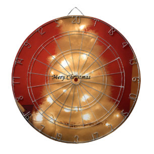 Hakuna Matata Merry Christmas white Dartboard