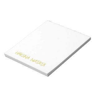 Hakuna matata notepad