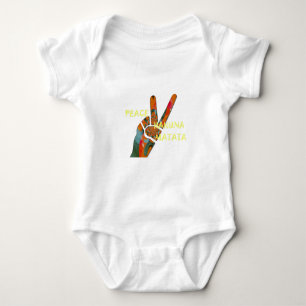 Hakuna Matata Peace Baby Bodysuit