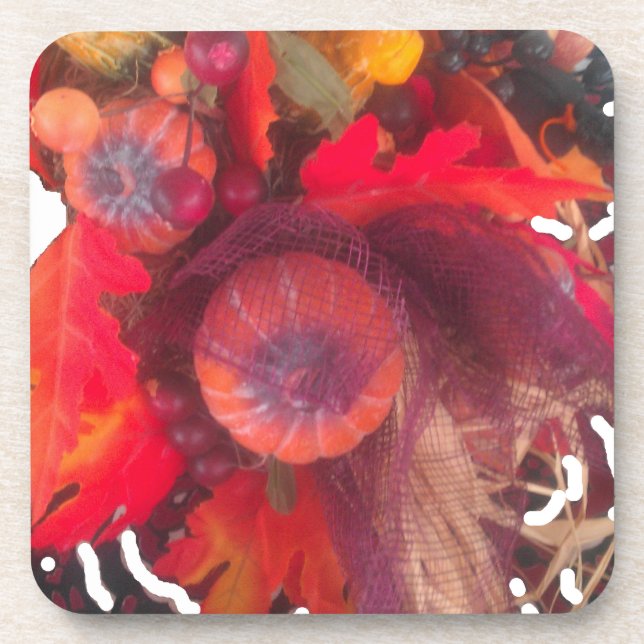 Hakuna Matata Pumkin special Gift Fruit Basket.png Coaster (Front)