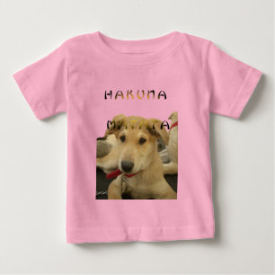 "Hakuna Matata Pup" – Worry-Free Puppy Love Baby T-Shirt