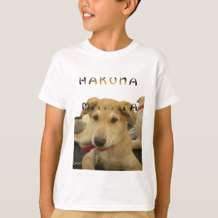 "Hakuna Matata Pup" – Worry-Free Puppy Love T-Shirt