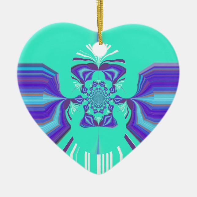 Hakuna Matata Purple blend Ceramic Ornament (Front)