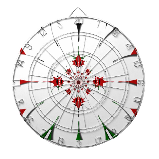 HAKUNA MATATA RED GREEN DARTBOARD (Front)
