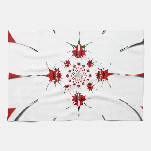 HAKUNA MATATA RED GREEN TEA TOWEL (Horizontal)