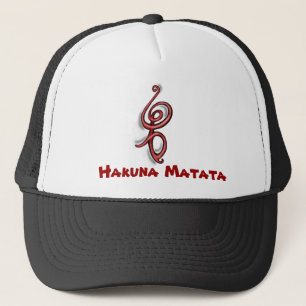 Hakuna Matata ~ Red Trucker Hat