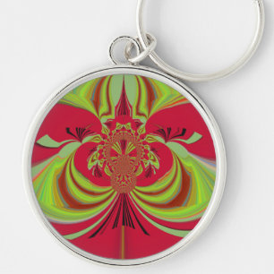 Hakuna Matata red yellow design Key Ring