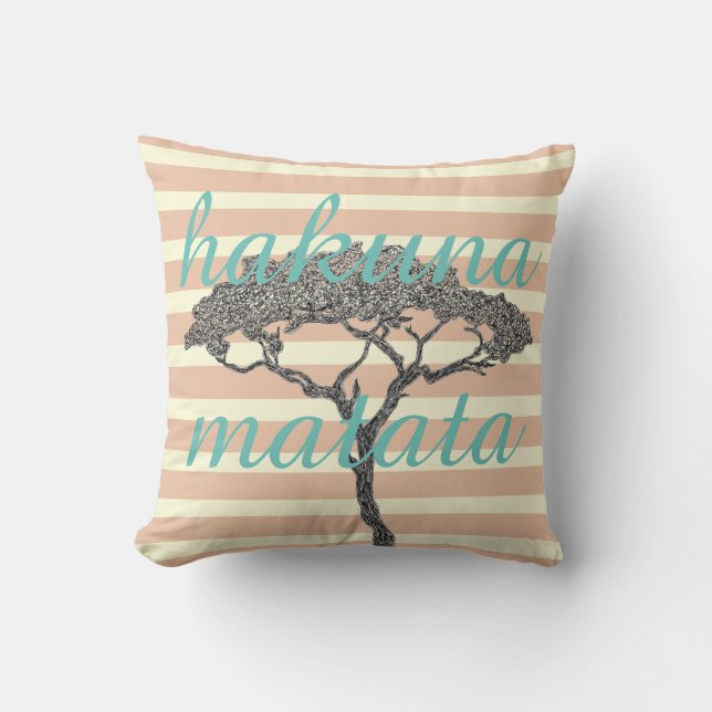 Hakuna matata! Relax beach holiday home decoration Cushion (Front)