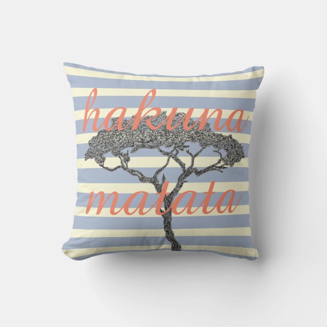 Hakuna matata! Relax beach holiday home decoration Cushion (Front)