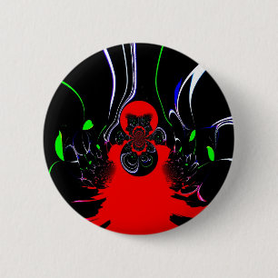 Hakuna Matata Retro Magical Art Colours.jpg 6 Cm Round Badge