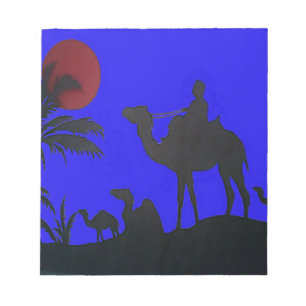 Hakuna Matata safari Blue sky Sunset Notepad