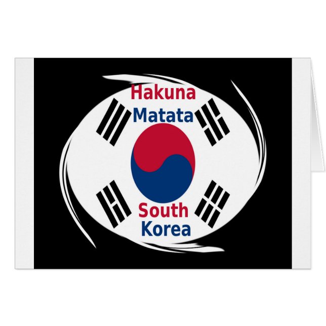 Hakuna Matata South Korea (Front Horizontal)