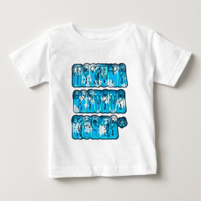 Hakuna Matata South Korea Art Print/Graphic Baby T-Shirt (Front)