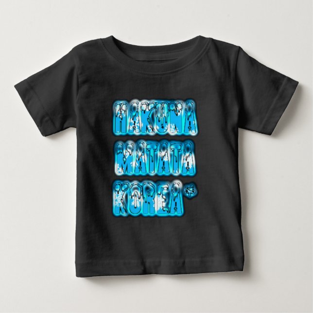 Hakuna Matata South Korea Art Print/Graphic Baby T-Shirt (Front)