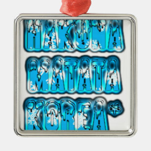 Hakuna Matata South Korea Art Print/Graphic Metal Ornament