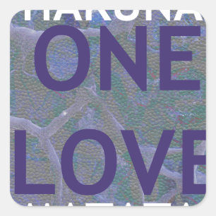 HAKUNA MATATA SQUARE STICKER