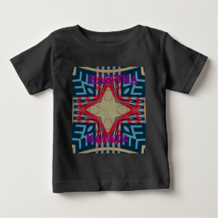 Hakuna Matata Text Hope Abstract Art Print Design Baby T-Shirt