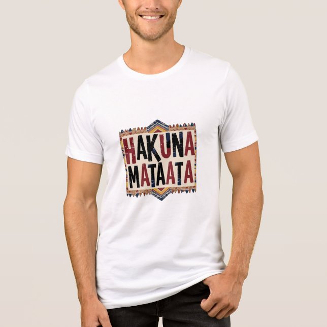 Hakuna Matata Tri-Blend Shirt (Front)