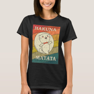 Hakuna Matata Vintage Retro Cute Cat Vintage Cat T-Shirt