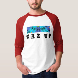 Hakuna Matata WAZ UP Men's Basic Ringer T-Shirt