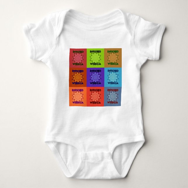 Hakuna Matata Wisdom Enriched Baby Bodysuit (Front)