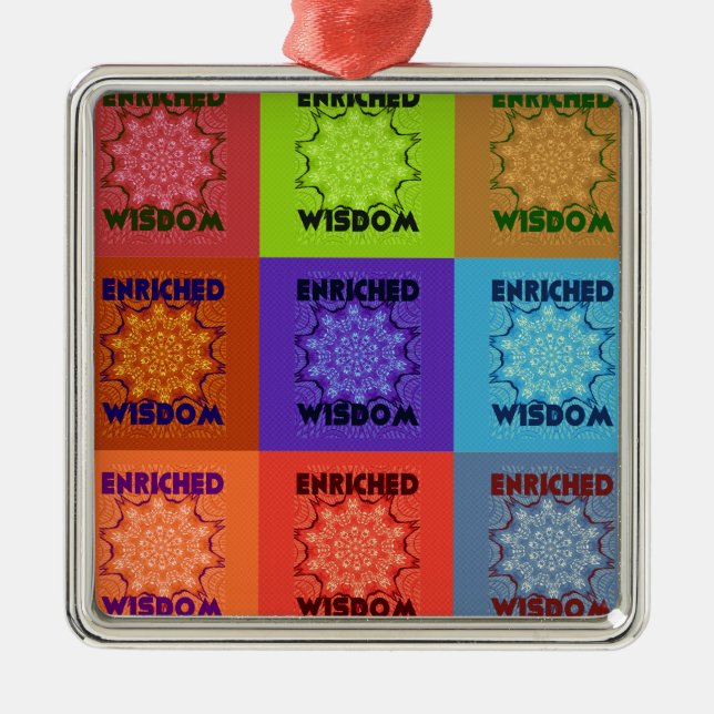 Hakuna Matata Wisdom Enriched Metal Ornament (Front)