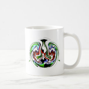Hakuna Matata with Abstract Whirl and Gradients Coffee Mug