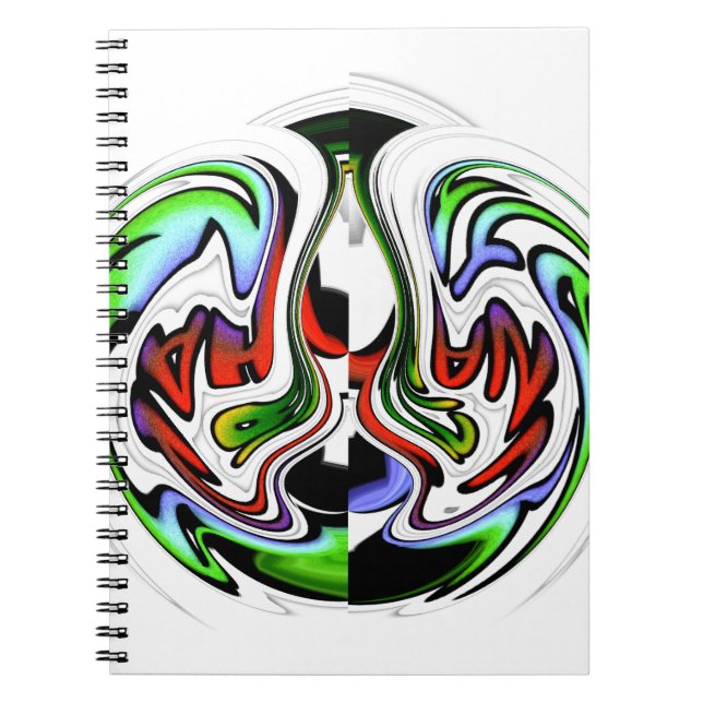 Hakuna Matata with Abstract Whirl and Gradients Notebook (Front)