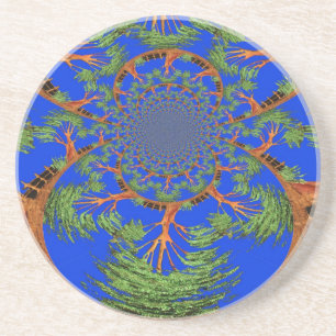 HakunaMatata I'm not allergic to people Eco tree Coaster