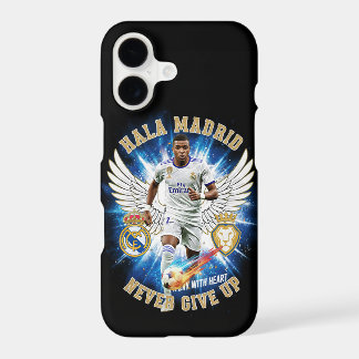 Hala Madrid Never Give Up Black iPhone 17 Case
