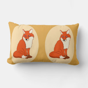 Hala the Good Fox Reversible Lumbar Cushion