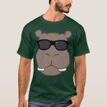 Halcyon Hippo Graphic Tee (Deep Forest)