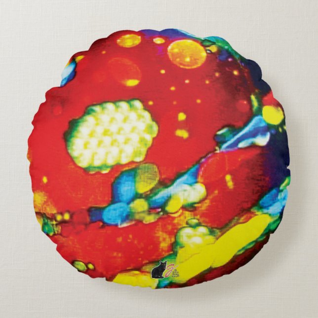 Halcyon Nights Round Cushion (Front)