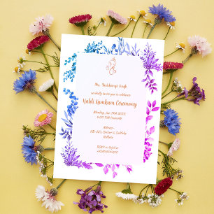 Haldi Kumkum Ceremony Invitation