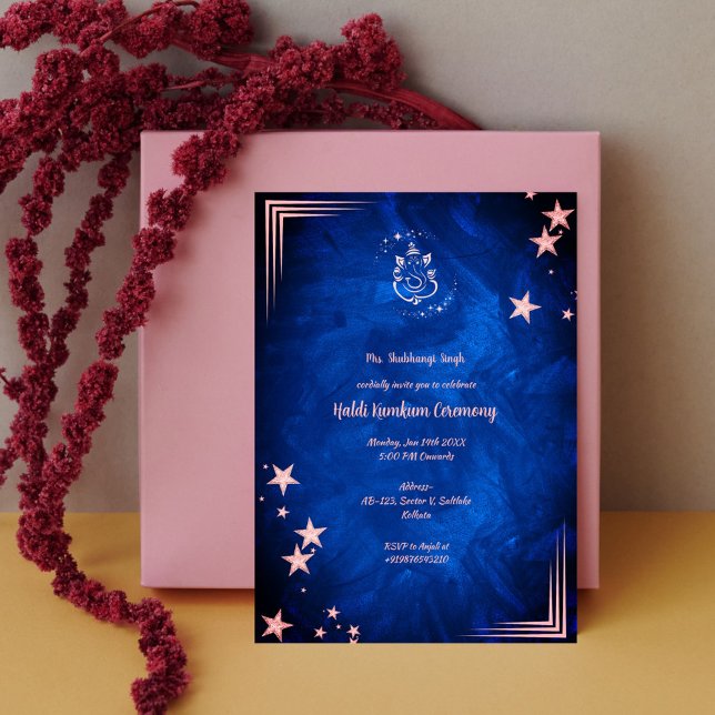 Haldi Kumkum Ceremony Invitation (Creator Uploaded)